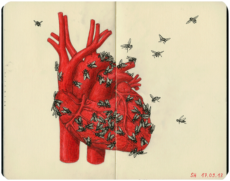Illustriertes Herz